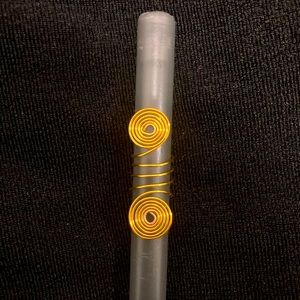 Handmade Gold Swirl Loc&Braid Jewelry, Size: Small (Pen-sized) 2 for $10